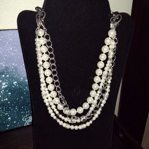 Multi Strand Versatile Pearl Necklace